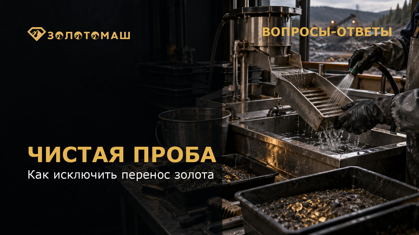 Как исключить перенос золота между технологическими пробами Очистка оборудования между технологическими пробами золотоносных песков