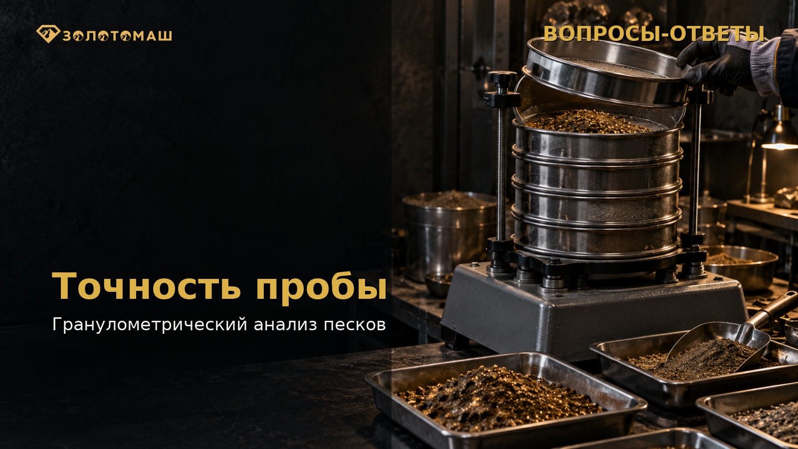 Как проверить гранулометрический анализ технологической пробы Рассев технологической пробы песков на лабораторном вибрационном грохоте