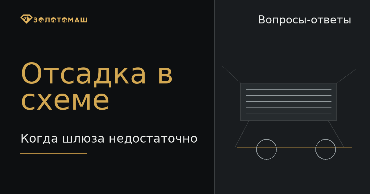 Отсадочная машина в схеме промывочного участка