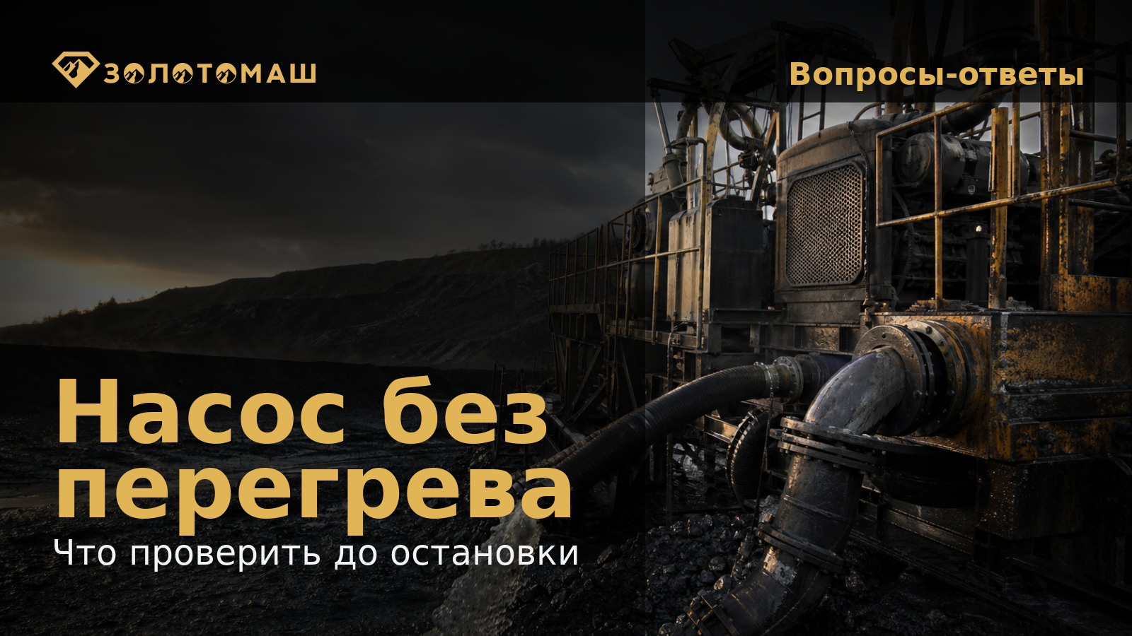 Насосная установка на промывочном участке: проверка причин перегрева Насосная установка на промывочном участке: проверка причин перегрева