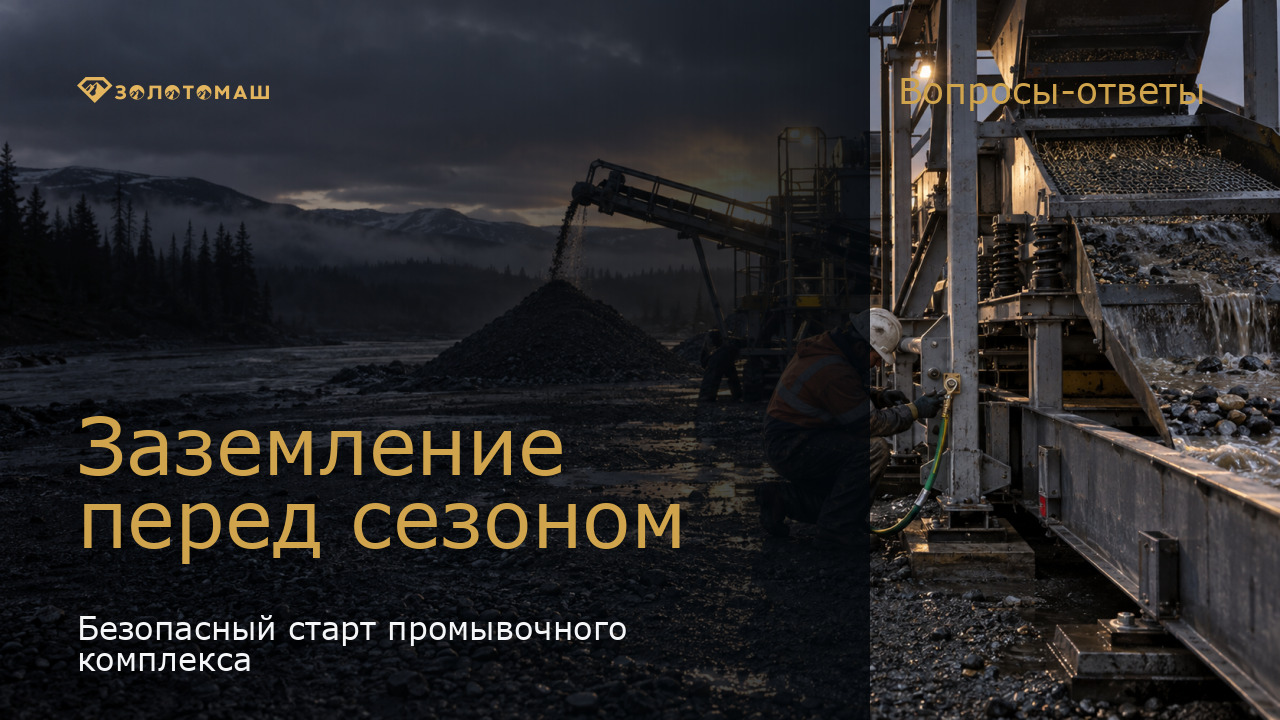 Проверка защитного заземления промывочного комплекса перед сезоном