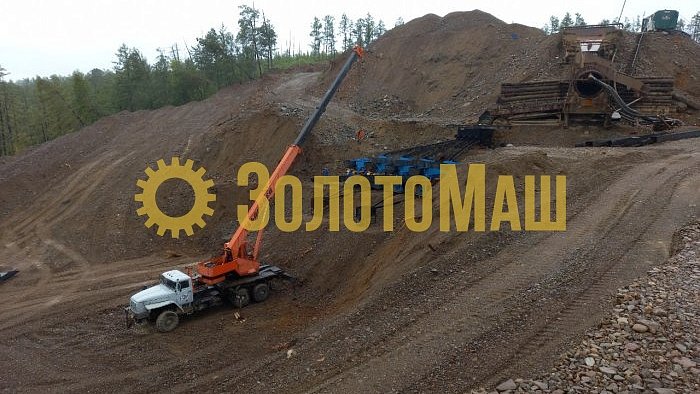 Запуск промприбора для мелкого золота в Амурской Области