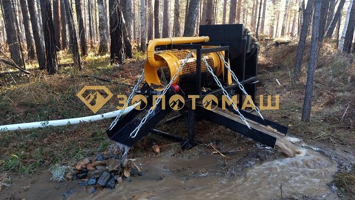 Производство мобильных комплексов для обработки проб россыпного золота "Хищник"