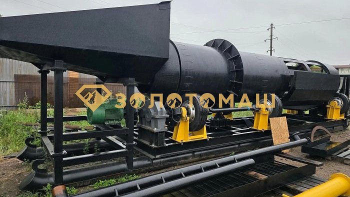 Изготовлена скруббер-бутара СБ-50 с электрическим приводом в Республику Бурятия