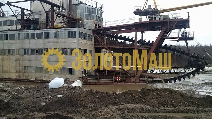 Восстановление драги №12 в долине р.Олонгро