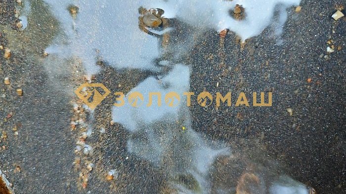 Валовое опробование месторождения золота