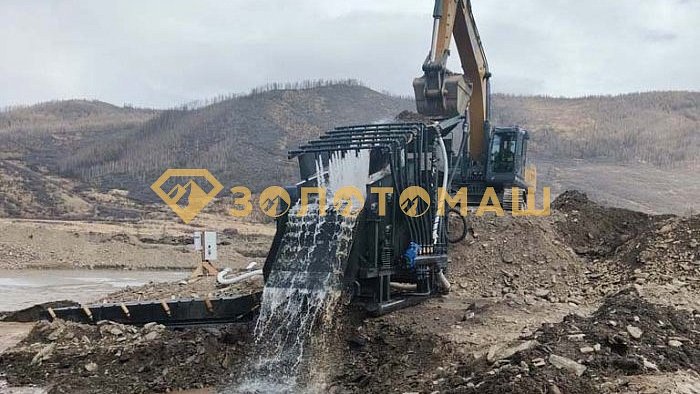 Республика Бурятия, р. Биту-Джида — Промывочный комплекс ПКШ-75 с грохотом ГИТ-42