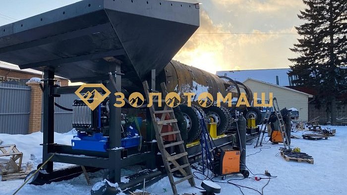 СБ-100д - скруббер-бутара на 100 м3/ч с дизельным приводом